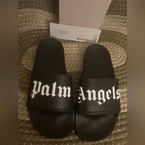 Black & White Palm Angels Slides never worn before